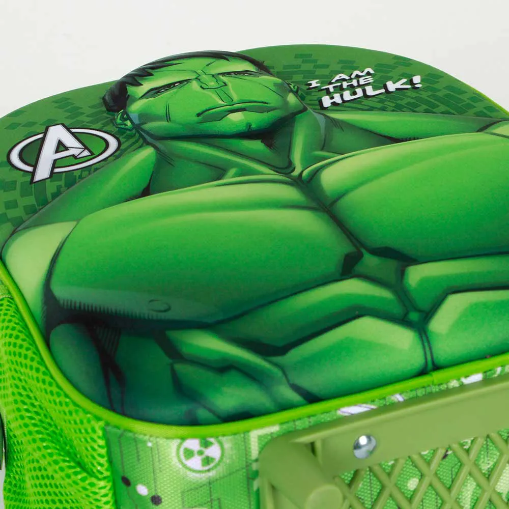 Karactermania Marvel Hulk Rage 3d Ryggsekk Med Hjul, Green Karactermania Marvel Hulk Rage 3d Ryggsekk Med Hjul, Green