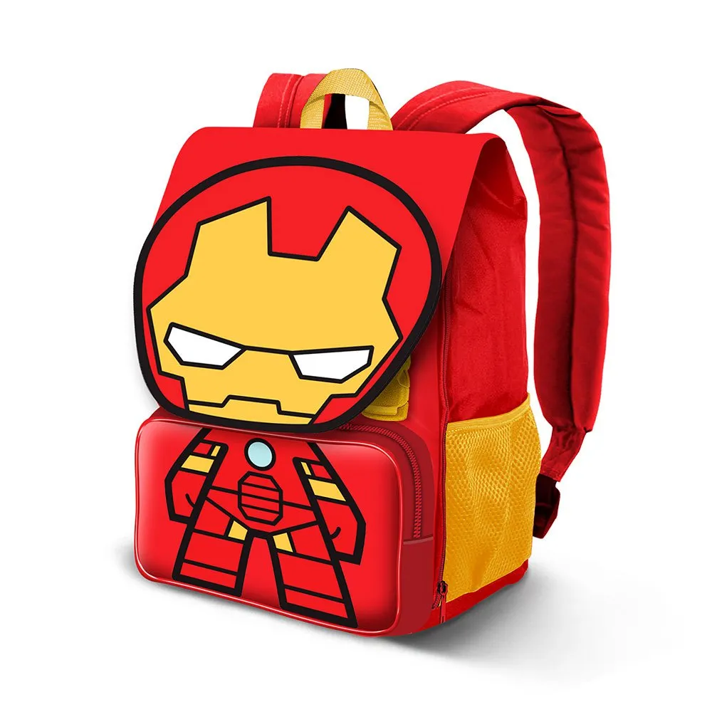 Karactermania Marvel Iron Man Alloy Small Expandable Ryggsekk, Red