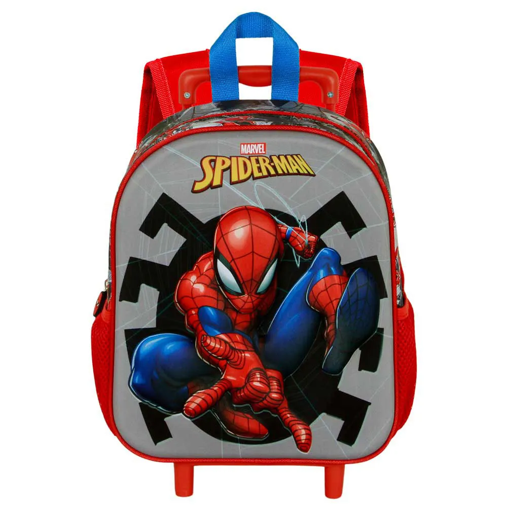 Karactermania Marvel Spiderman 3d Ryggsekk Med Hjul, Grey