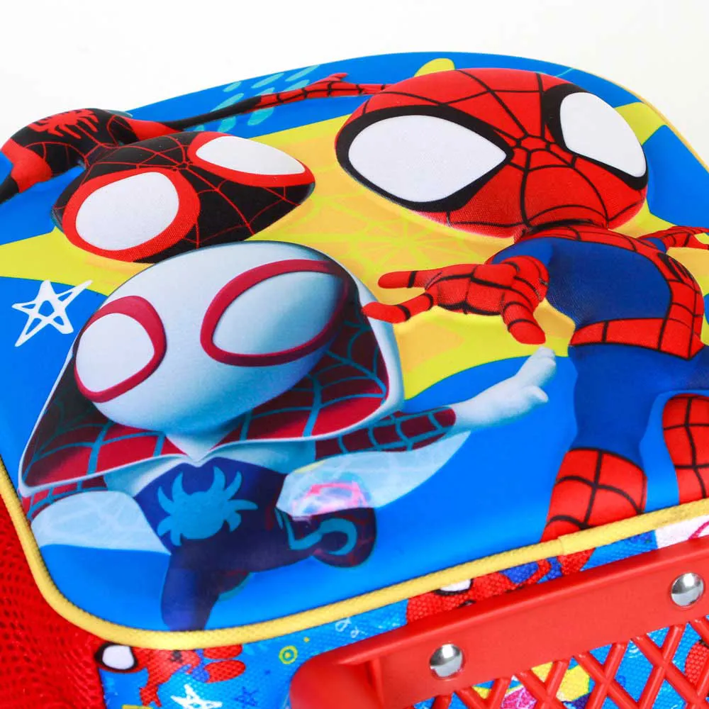 Karactermania Marvel Spiderman Amazing 3d Ryggsekk Med Hjul, Red
