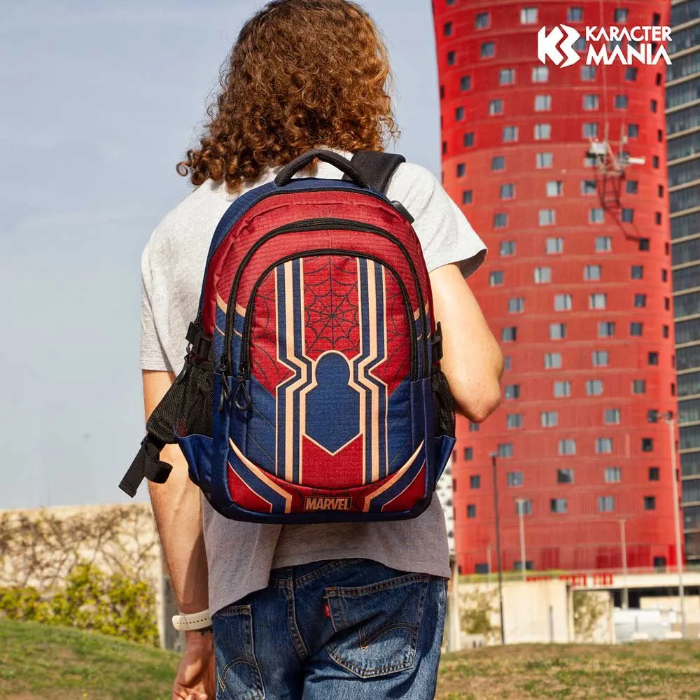 Karactermania Marvel Spiderman Drop Plus Running Ryggsekk, Red Karactermania Marvel Spiderman Drop Plus Running Ryggsekk, Red