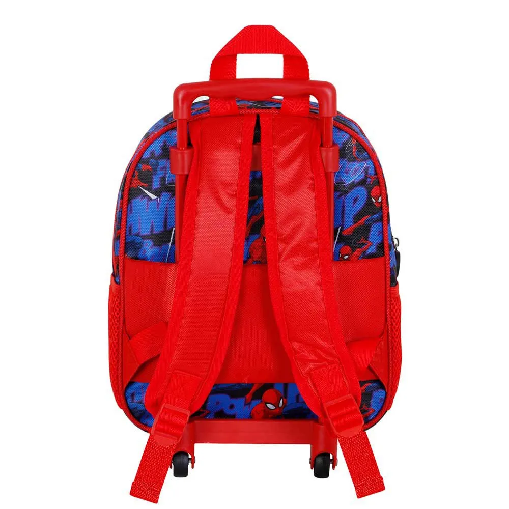 Karactermania Marvel Spiderman Mighty Small 3d-ryggsekk Med Hjul, Red