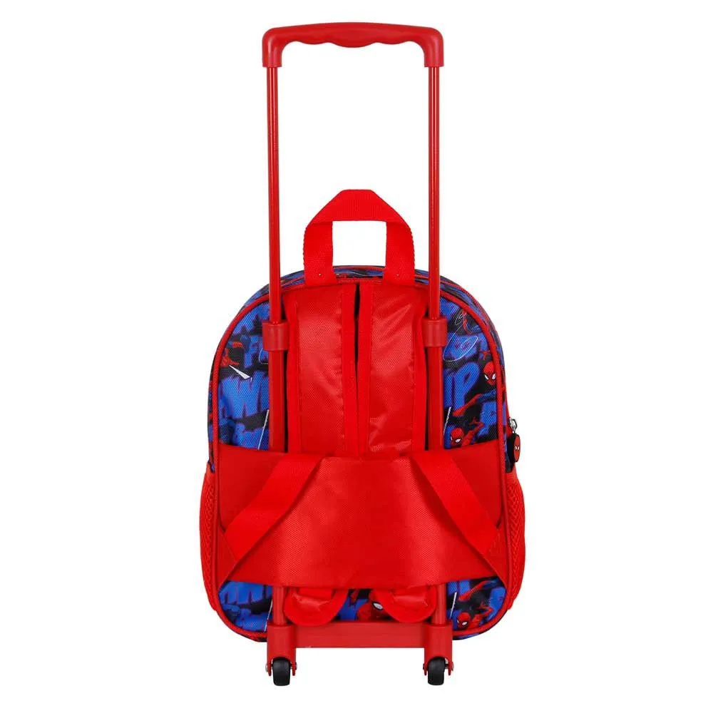 Karactermania Marvel Spiderman Mighty Small 3d-ryggsekk Med Hjul, Red