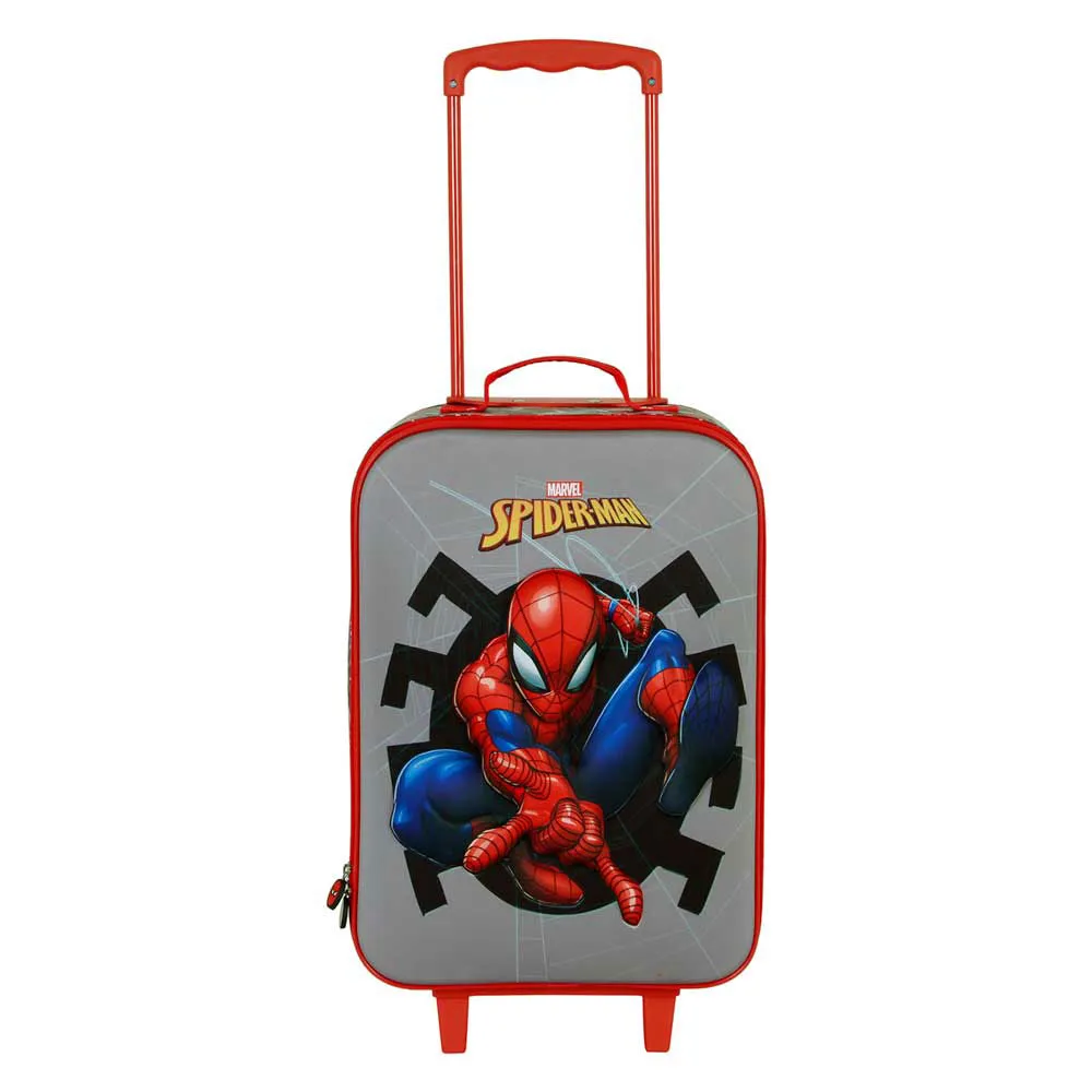 Karactermania Marvel Spiderman Soft Trillekoffert, Grey