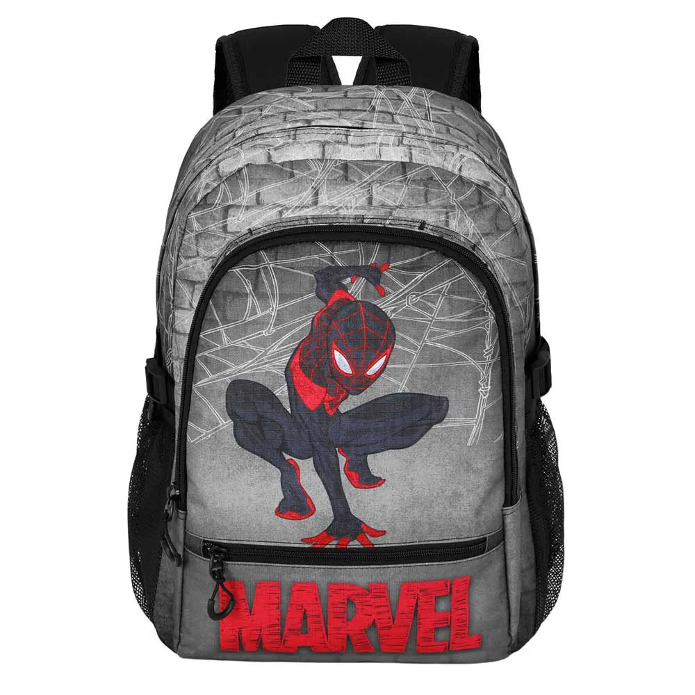 Karactermania Marvel Spiderman Spin Fan Fight 2.2 Ryggsekk, Grey