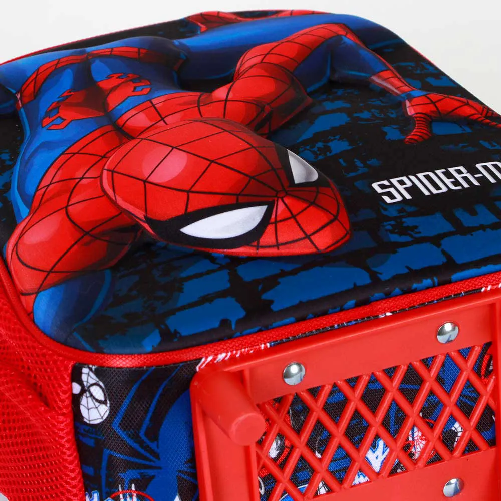 Karactermania Marvel Spiderman Wall 3d Ryggsekk Med Hjul, Red Karactermania Marvel Spiderman Wall 3d Ryggsekk Med Hjul, Red