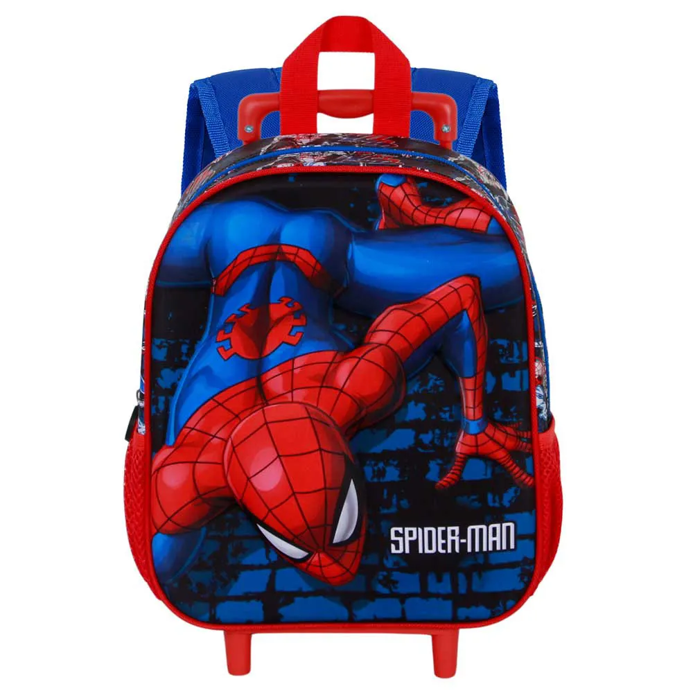 Karactermania Marvel Spiderman Wall 3d Ryggsekk Med Hjul, Red Karactermania Marvel Spiderman Wall 3d Ryggsekk Med Hjul, Red
