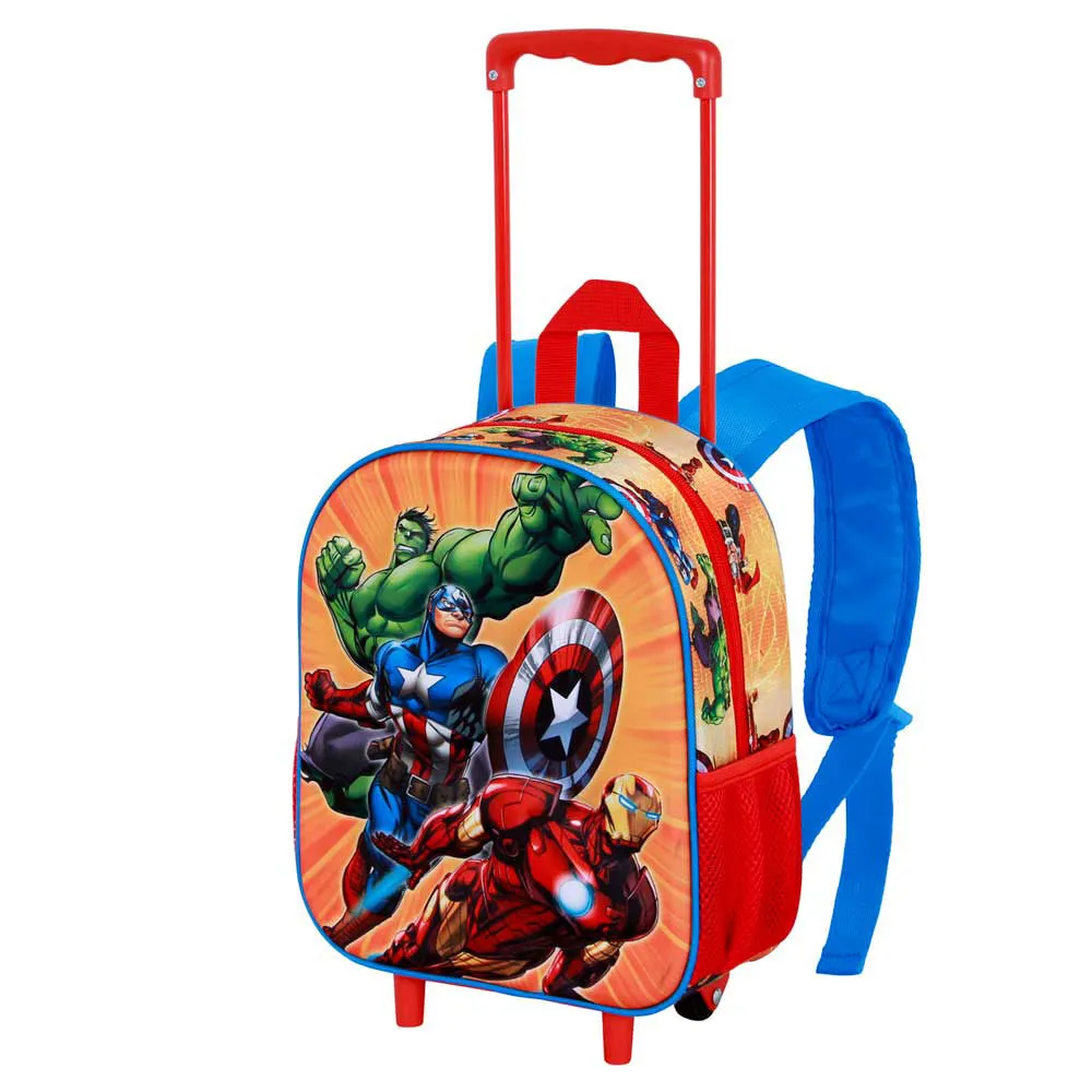 Karactermania Marvel The Avengers Attack 3d Ryggsekk Med Hjul, Red