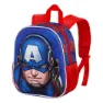Karactermania Mask Captain America First Ryggsekk, Blue