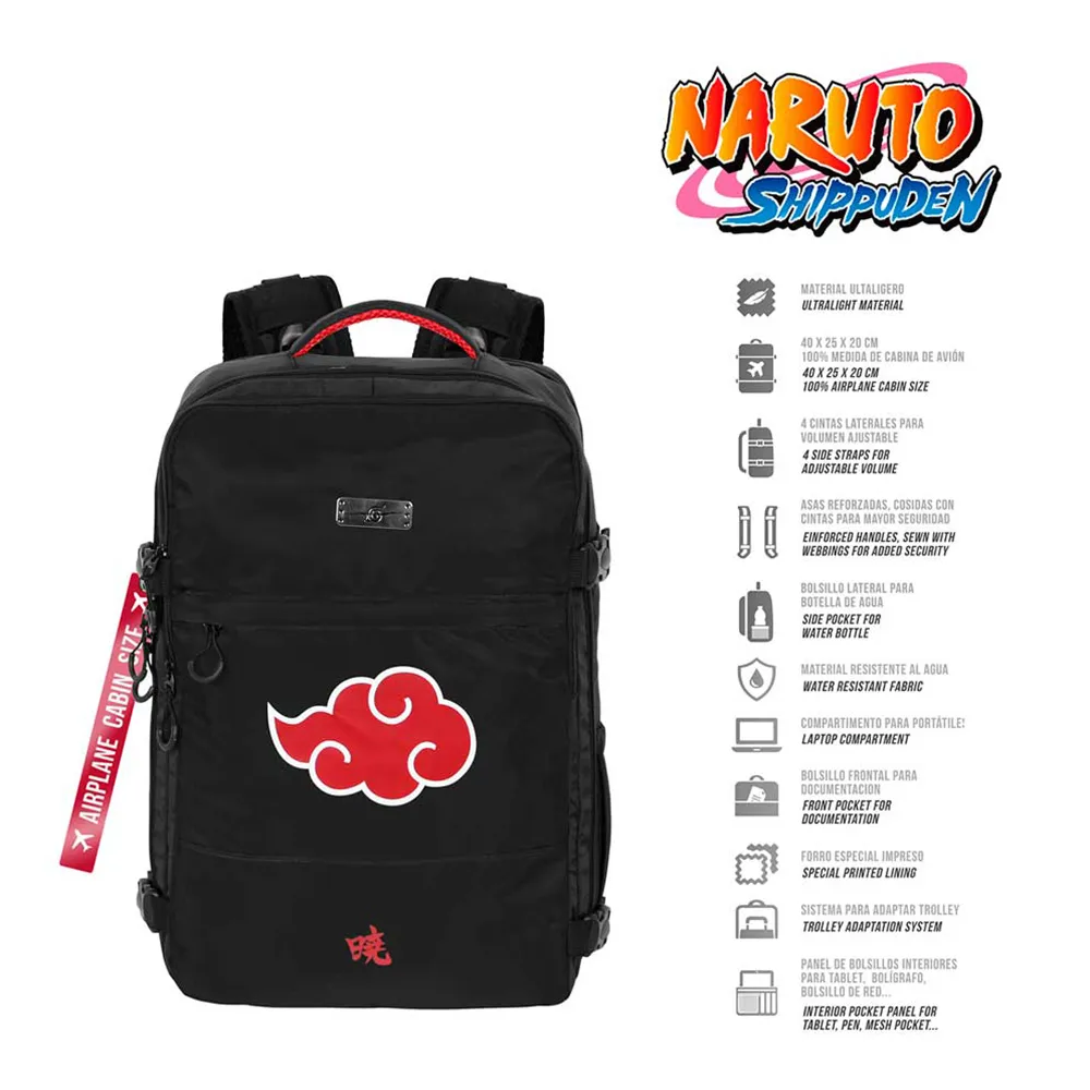 Karactermania Naruto Clouds Mercury 40x20x25 Cm Ryggsekk, Black Karactermania Naruto Clouds Mercury 40x20x25 Cm Ryggsekk, Black