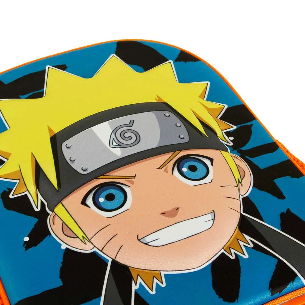 Karactermania Naruto Glad Liten 3d-ryggsekk Med Hjul, Blue Karactermania Naruto Glad Liten 3d-ryggsekk Med Hjul, Blue
