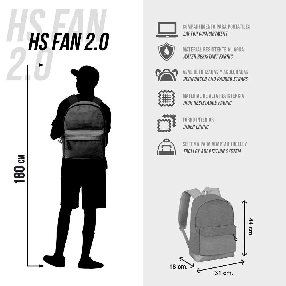 Karactermania Naruto Kid Fan Hs 2.2 Ryggsekk, Grey Karactermania Naruto Kid Fan Hs 2.2 Ryggsekk, Grey