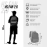 Karactermania Naruto Kid Fan Hs 2.2 Ryggsekk, Grey
