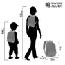 Karactermania Naruto Kid Small Fan Hs Ryggsekk, Grey