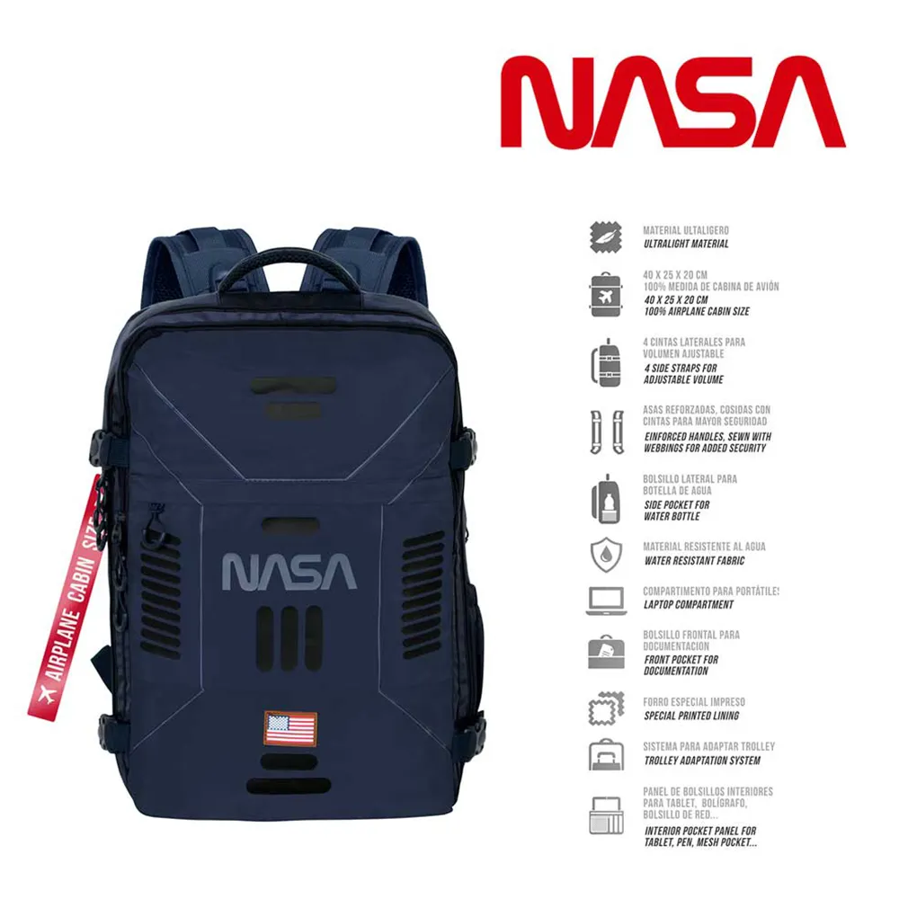 Karactermania Nasa Spaceship Mercury 40x20x25 Cm Ryggsekk, Dark blue Karactermania Nasa Spaceship Mercury 40x20x25 Cm Ryggsekk, Dark blue