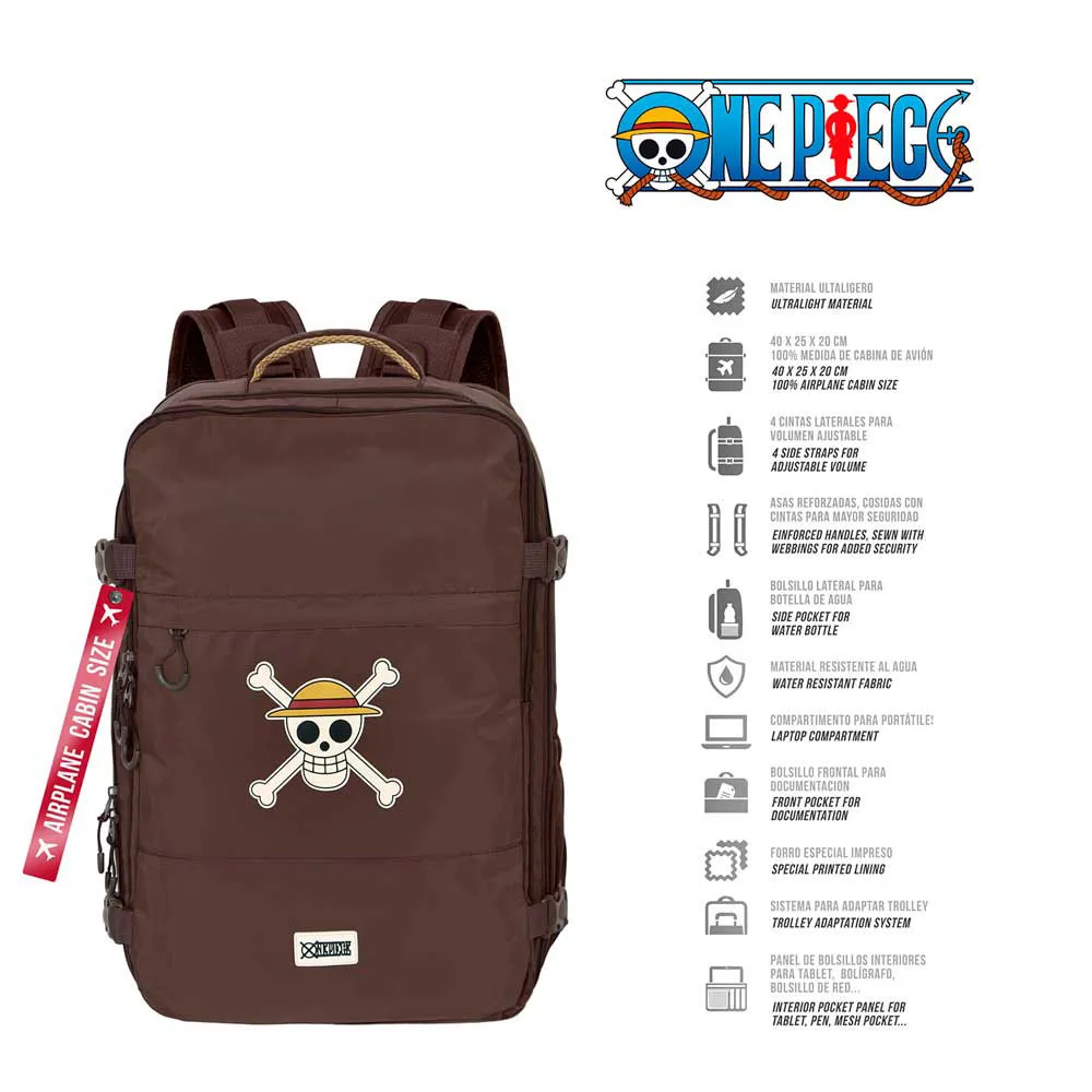 Karactermania One Piece Skull Mercury 40x20x25 Cm Ryggsekk, Brown Karactermania One Piece Skull Mercury 40x20x25 Cm Ryggsekk, Brown