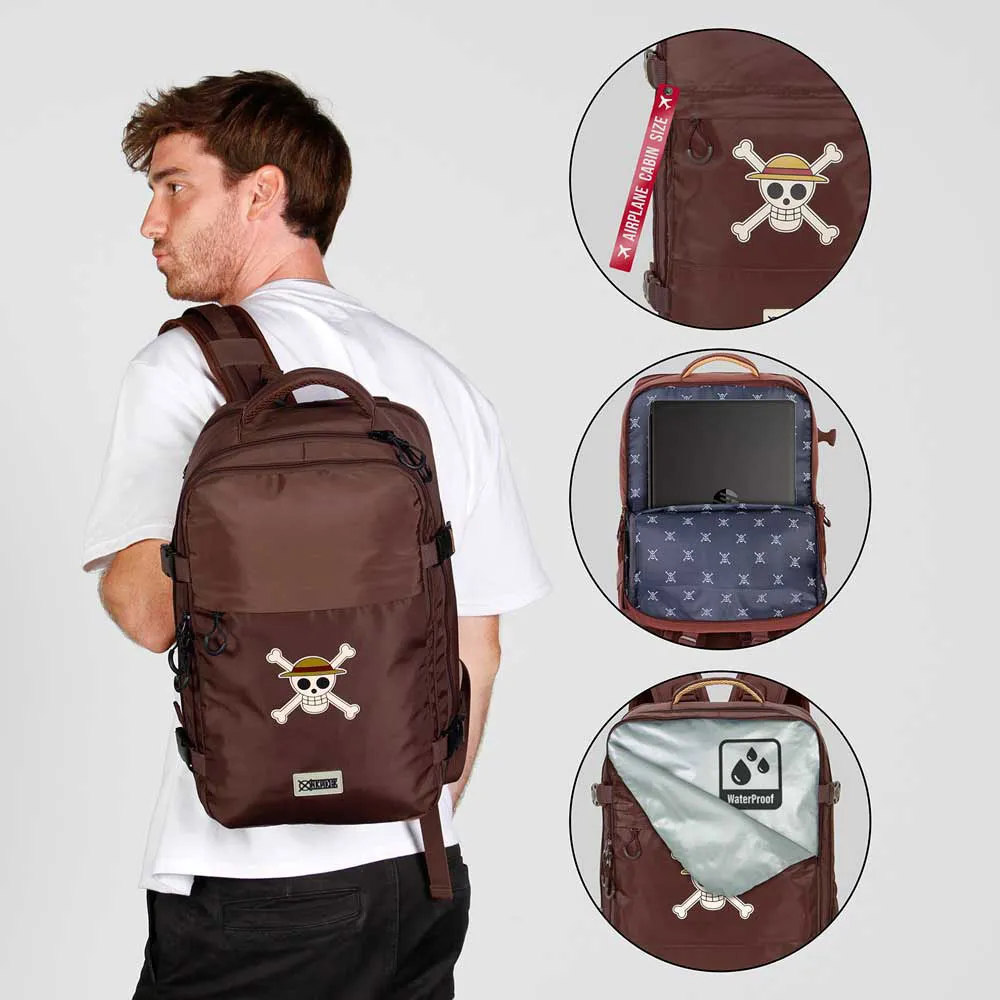 Karactermania One Piece Skull Mercury 40x20x25 Cm Ryggsekk, Brown Karactermania One Piece Skull Mercury 40x20x25 Cm Ryggsekk, Brown