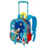 Karactermania Sonic The Hedgehog Sega Go 3d Ryggsekk Med Hjul, Blue