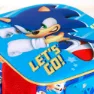 Karactermania Sonic The Hedgehog Sega Go 3d Ryggsekk Med Hjul, Blue
