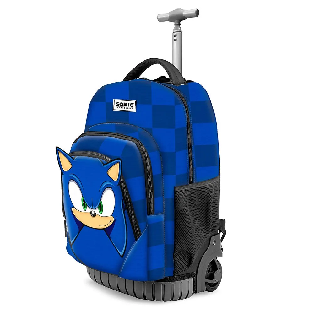 Karactermania Sonic The Hedgehog Sega Sight Fan Gts Ryggsekk Med Hjul, Blue