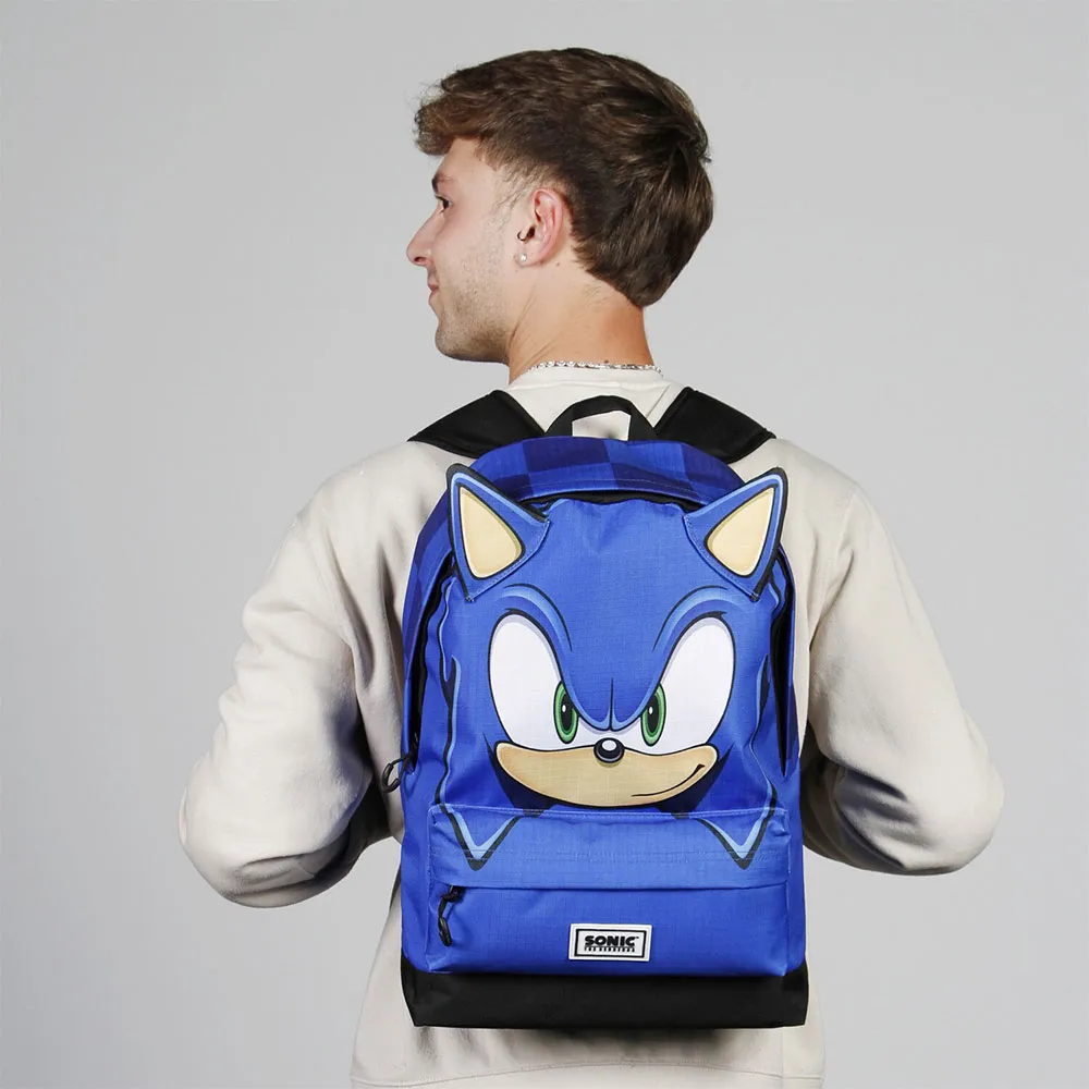 Karactermania Sonic The Hedgehog Sega Sight Fan Heady Hs Ryggsekk, Blue