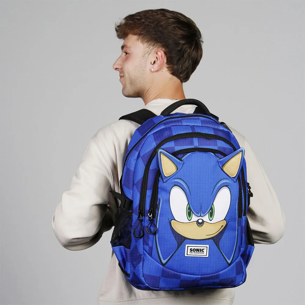 Karactermania Sonic The Hedgehog Sega Sight Plus Running Ryggsekk, Blue Karactermania Sonic The Hedgehog Sega Sight Plus Running Ryggsekk, Blue