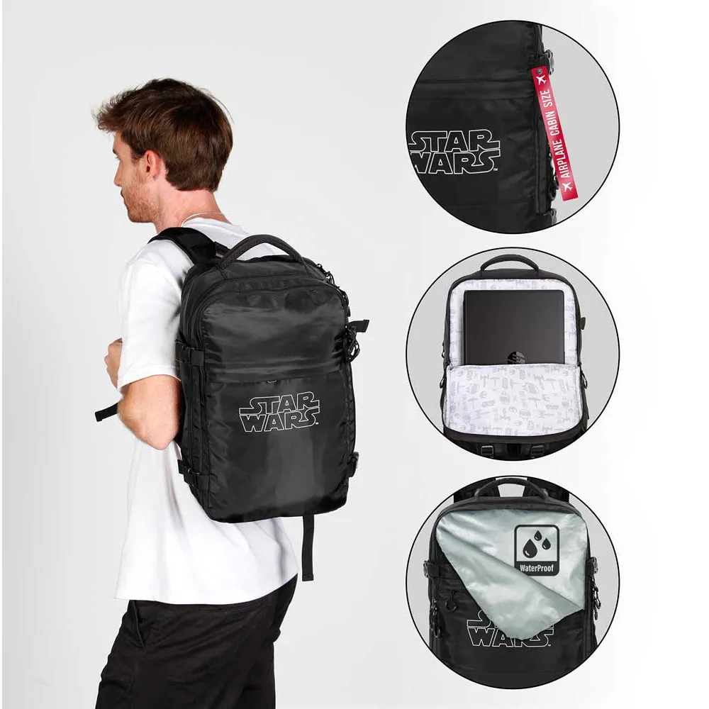 Karactermania Star Wars Logo Mercury 40x20x25 Cm Ryggsekk, Black