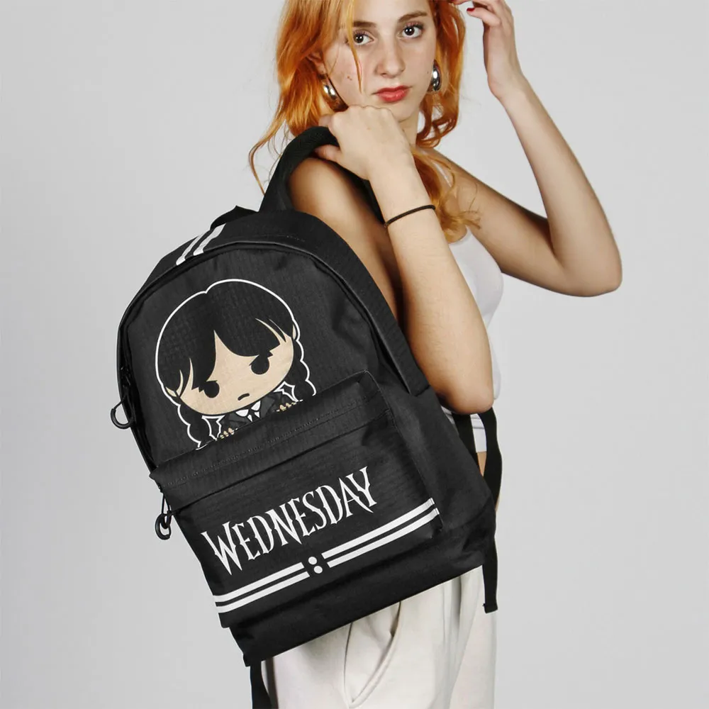 Karactermania Wednesday Cute Fan Hs 2.2 Ryggsekk, Grey