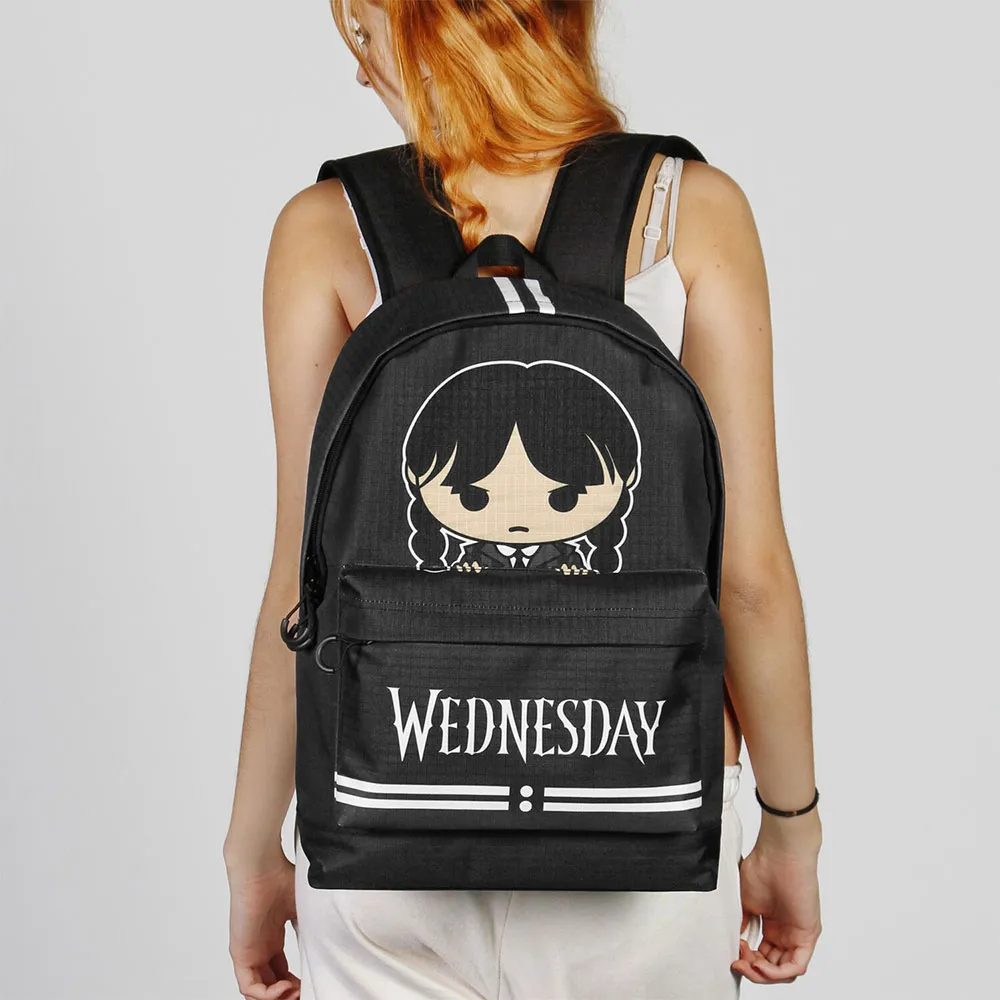 Karactermania Wednesday Cute Fan Hs 2.2 Ryggsekk, Grey