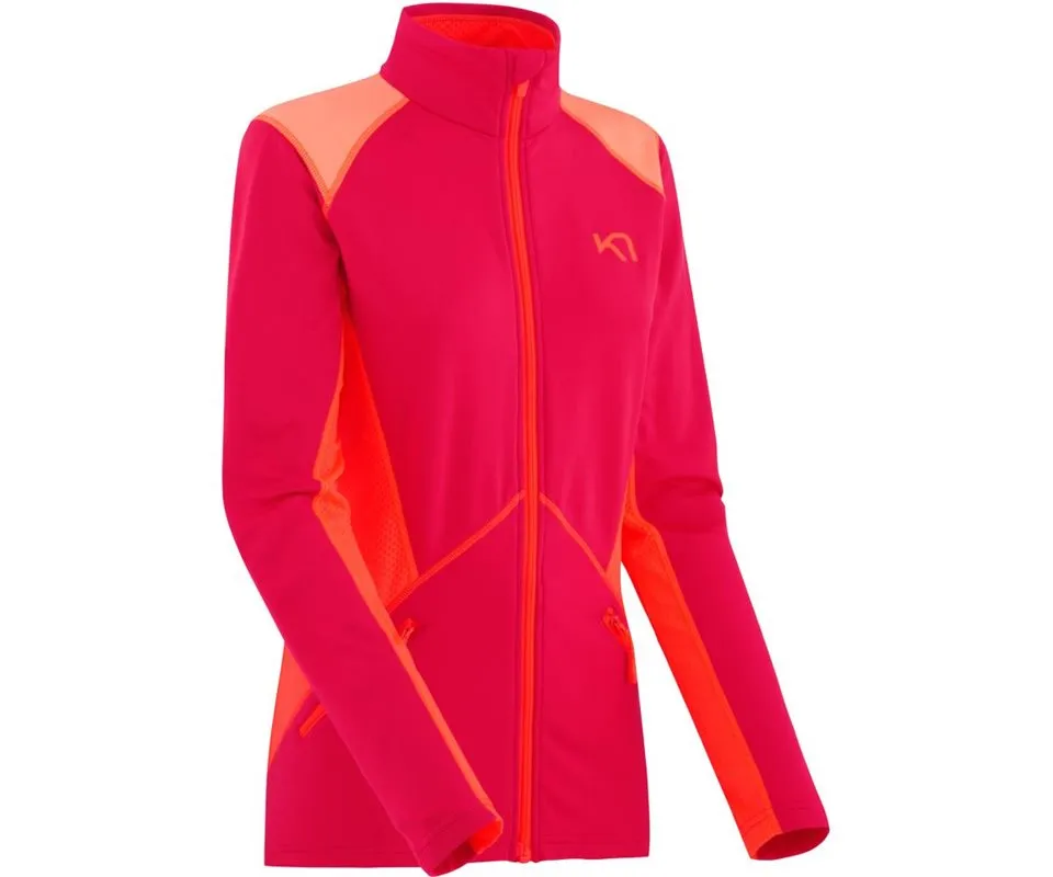 Kari Traa Lise F/Z Midlayer Women, Peony Kari Traa Lise F/Z Midlayer Women, Peony