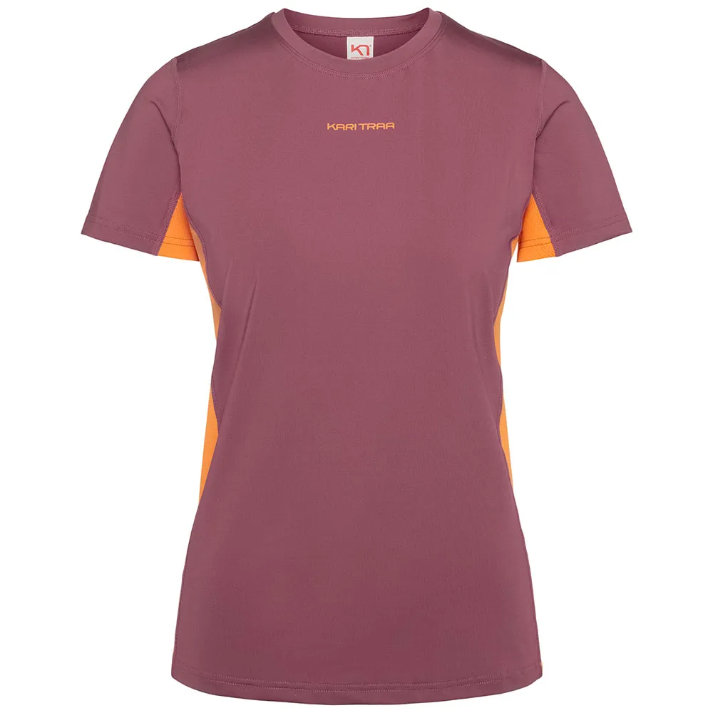 Kari Traa Tilda Kortarmet T-skjorte, Plum