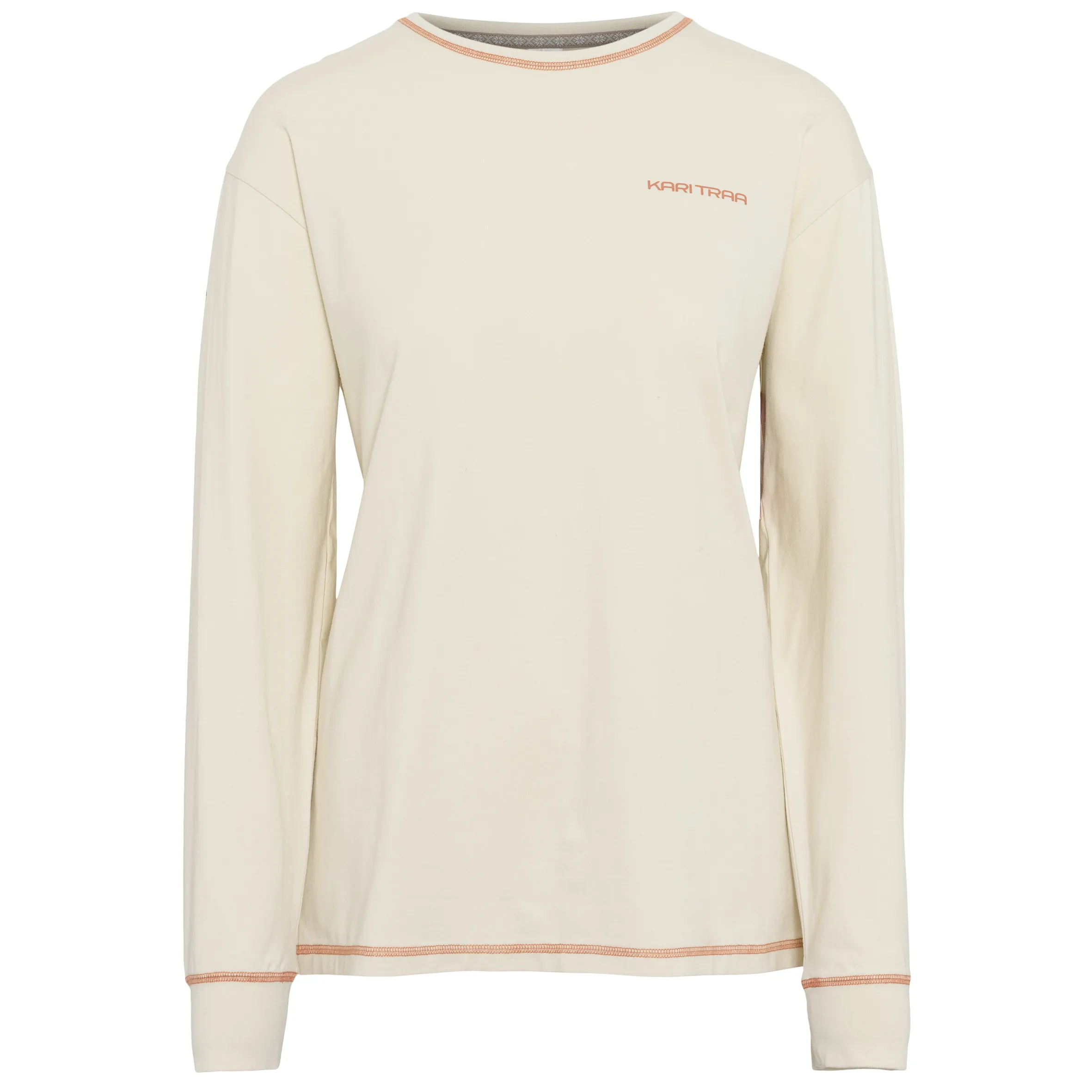 Kari Traa Women's Ane Crew Long Sleeve, Light beige