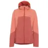 Dark dusty orange pink