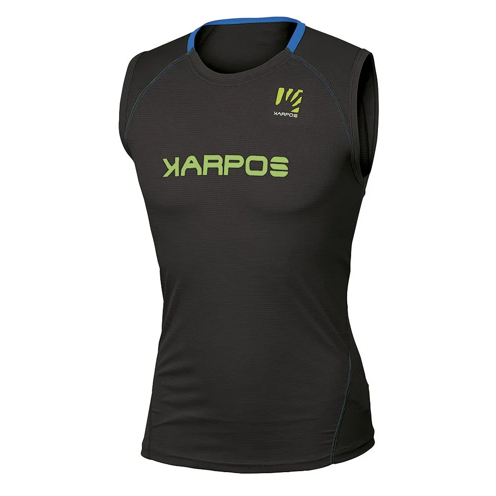 Karpos Fast Ermeløs T-skjorte, Black / green fluo Karpos Fast Ermeløs T-skjorte, Black / green fluo