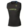 Karpos Fast Ermeløs T-skjorte, Black / green fluo