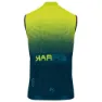 Karpos Val Viola Ermeløs Sykkeltrøye, Refl.pond / yellow fluo / enamel, L