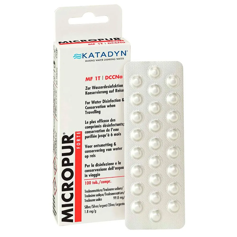 Katadyn Micropur Forte Mf Tabletter 1t/4x25 100 Enheter, One size