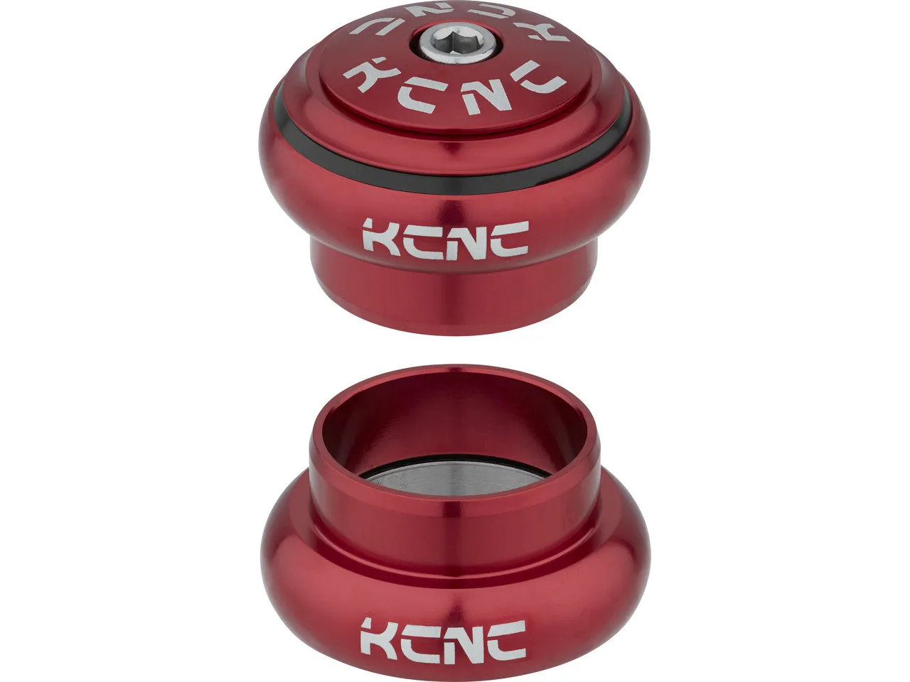 KCNC KHS PT 1767D EC34/28,6 - EC34/30 Steuersatz, Red, 1 1/8" KCNC KHS PT 1767D EC34/28,6 - EC34/30 Steuersatz, Red, 1 1/8"