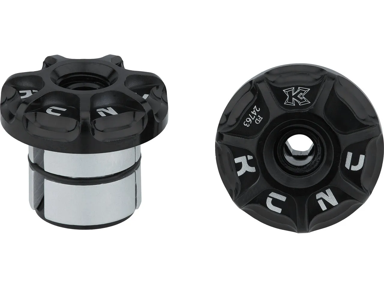 KCNC Lenkerendkappen, Black, One Size KCNC Lenkerendkappen, Black, One Size