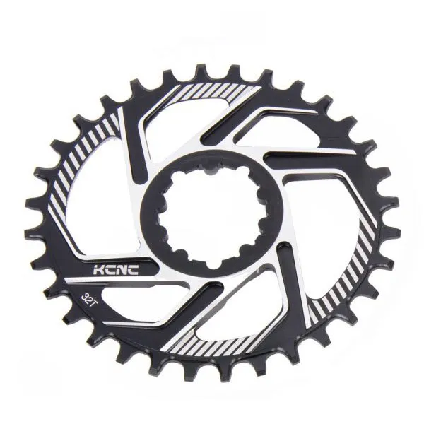 KCNC Mtb Oval Dm Sram 3 Mm Offset Kjettingring, Black, 30t