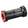 KCNC Press Fit Bb86 24/25 Mm Kranklagerkopper, Black, 86.5mm