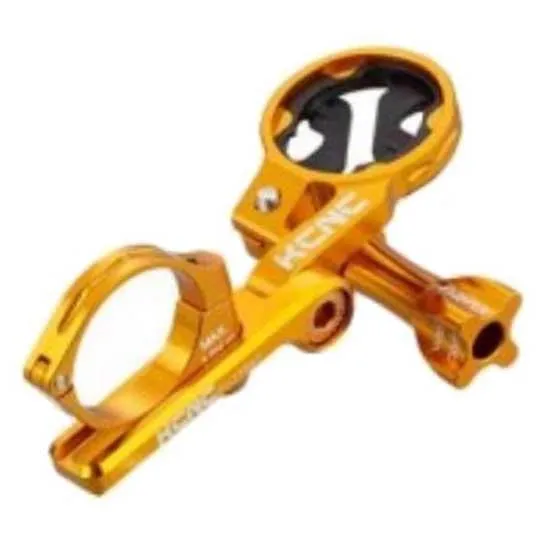 KCNC Smart Garmin Sykkelcomputerfeste, Golden, One Size