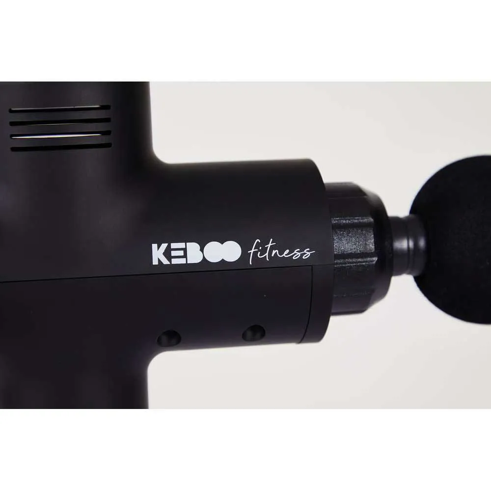 Keboo Serie 300 Massasjepistol, Black, One Size