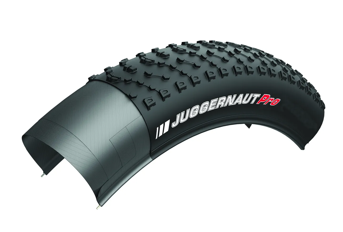 Kenda Juggernaut Pro Fatbike Dekk, Black, 26" x 4.00, Sykkeldekk