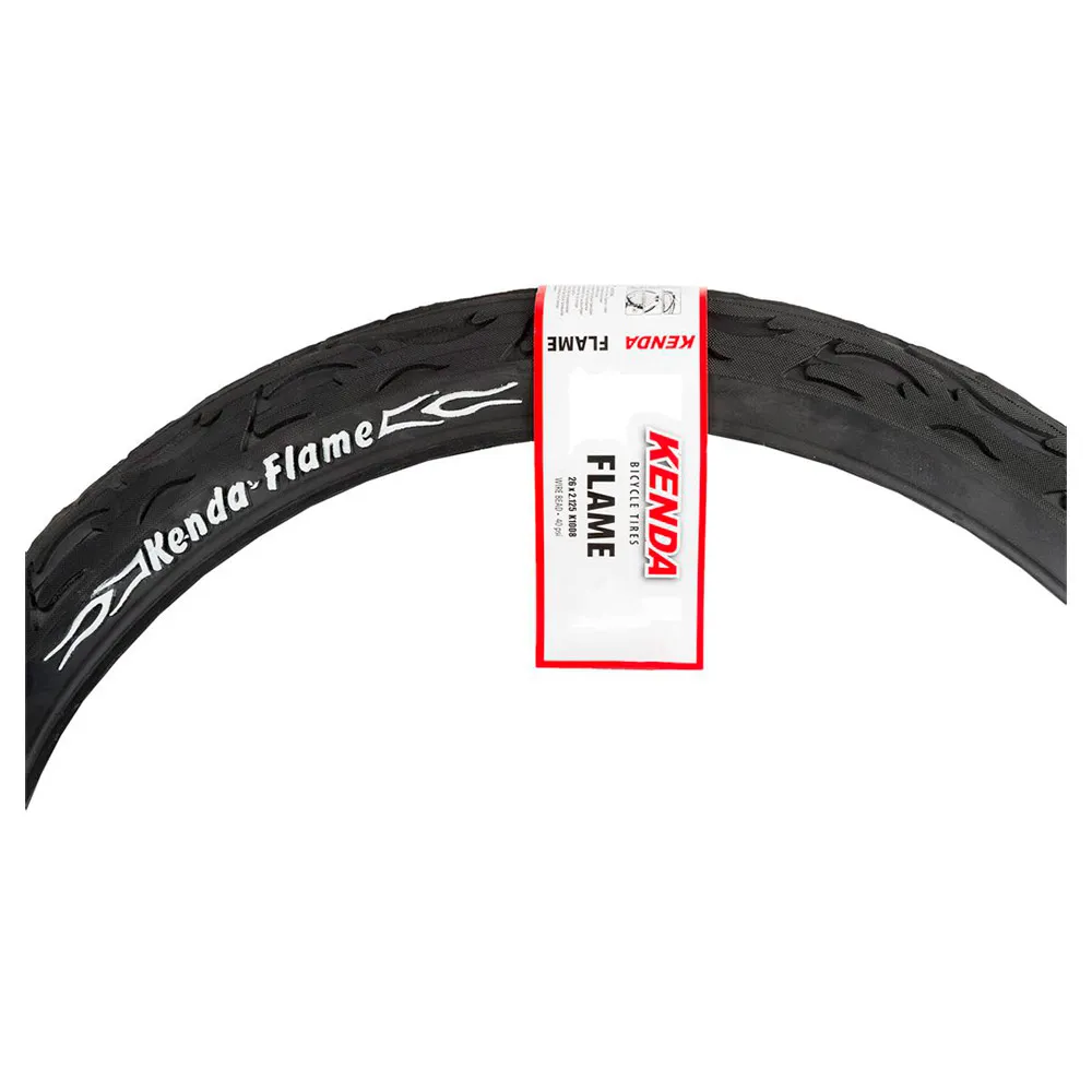 Kenda K-1008a Flame 26´´ X 2.125 Urban Stive Sykkeldekk, Black, 26´ x 2.125 Kenda K-1008a Flame 26´´ X 2.125 Urban Stive Sykkeldekk, Black, 26´ x 2.125