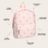 Kidzroom Magical Meadows Hearts Ryggsekk, Pink