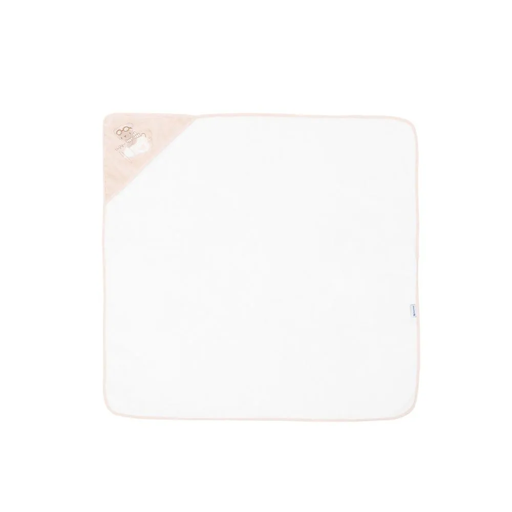 Kikkaboo Håndkle Med Hette Drømmeflukt 90x90 Cm, Beige, One Size