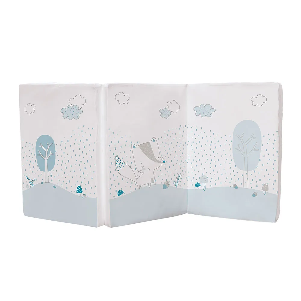 Kikkaboo Liten Rev Sammenleggbar Madrass 60/120/5 Cm, Multicolor