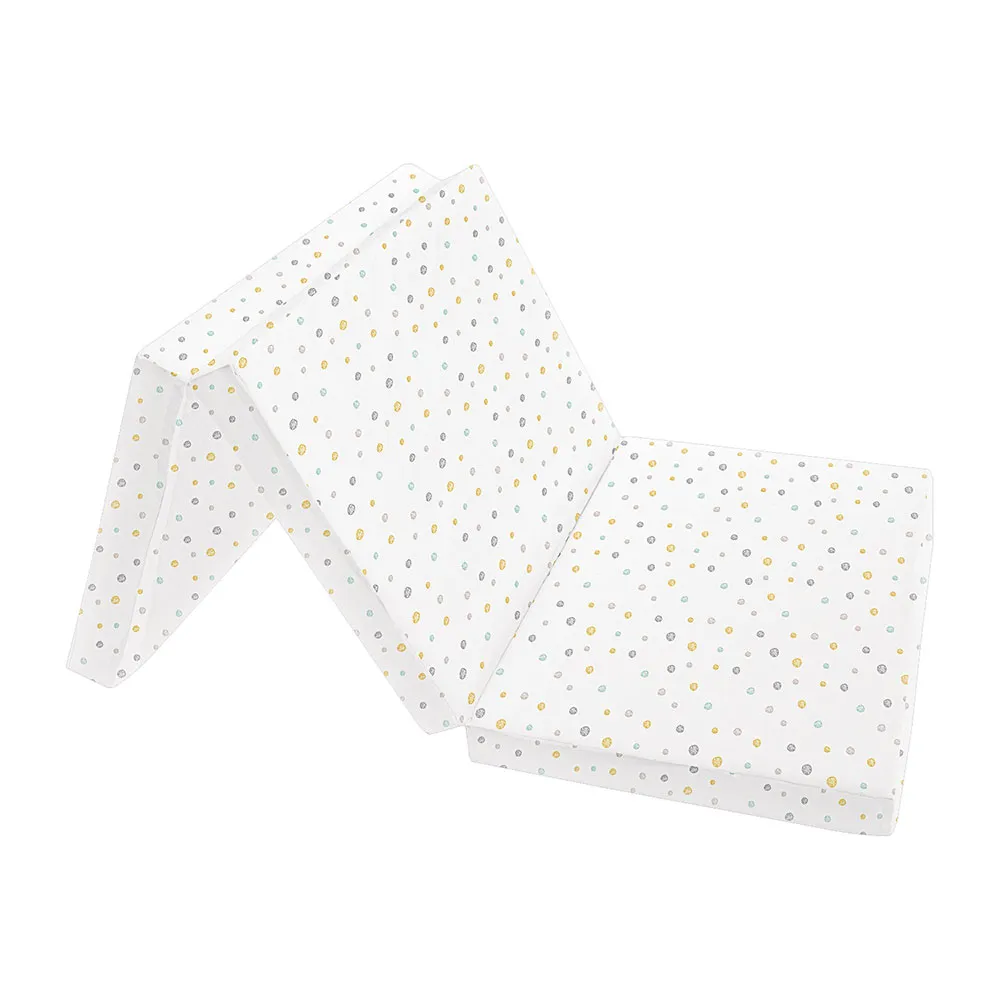 Kikkaboo Sammenleggbar Madrass Med Prikker 60/120/5 Cm