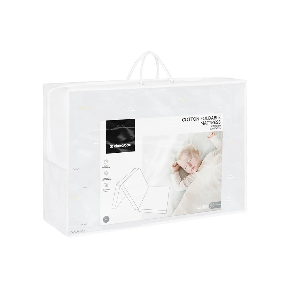 Kikkaboo Seally Me Mønstret Sammenleggbar Madrass 60/120/5 Cm, Multicolor